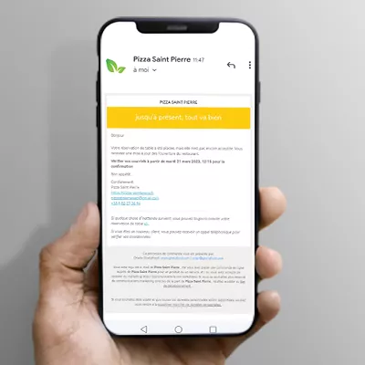 R&eacute;server en ligne une table au restaurant Pizza St Pierre &agrave; Cholet