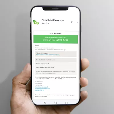 R&eacute;server en ligne une table au restaurant Pizza St Pierre &agrave; Cholet