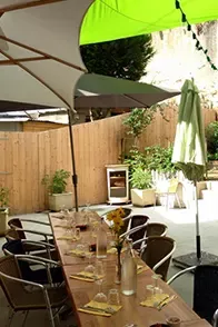 Photo de la terrasse de la Pizza St Pierre &agrave; Cholet